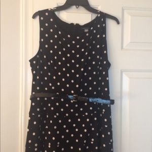 Sleeveless Tommy Hilfiger polka dot dress size 14
